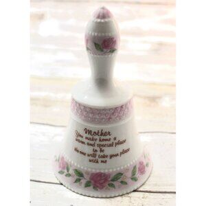 Collectable Rare Vintage MOTHER Bell with Flowers Design